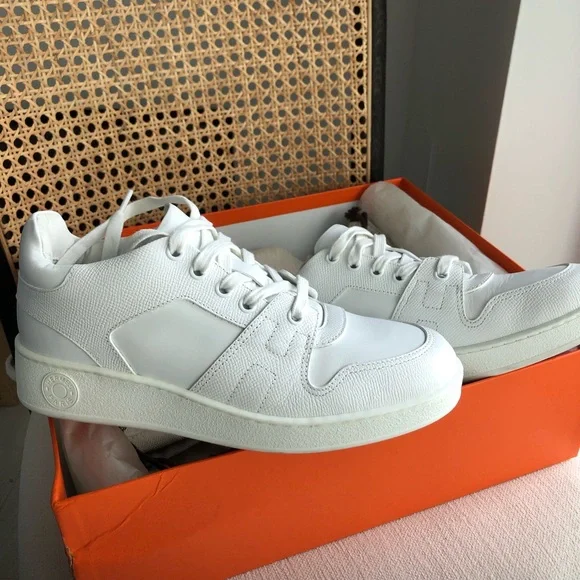Hermes Free Sneakers White 37 - Picture 5 of 7
